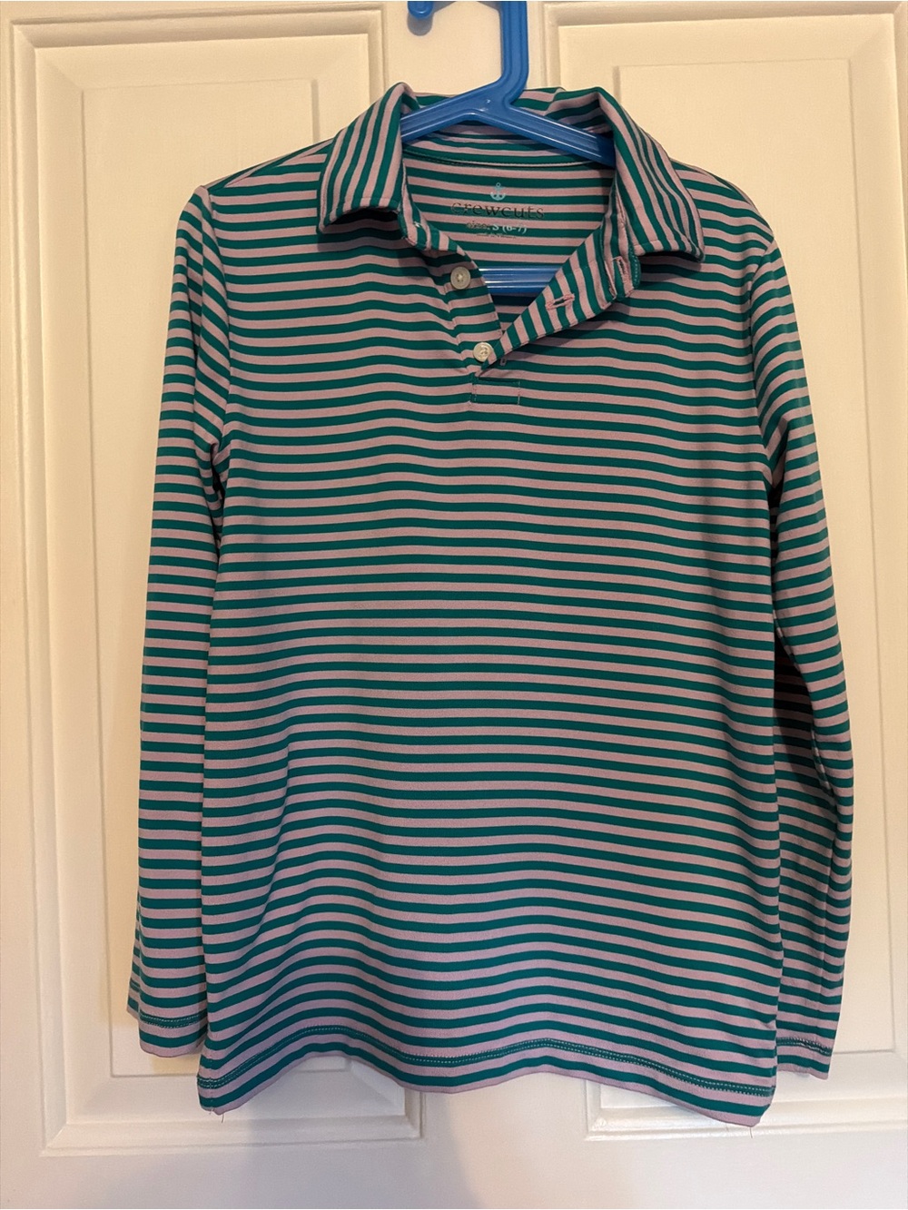 J. Crew striped polo size 6-7